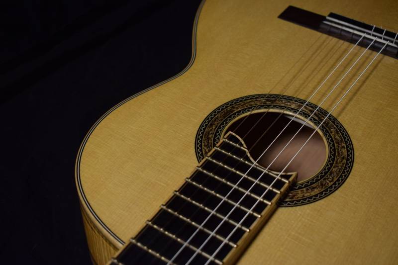 Maple Classical Guitar For Sale Handmade Classical Guitars By Zebulon Turrentine 1207